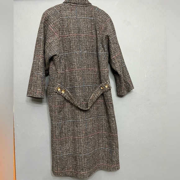 Vintage CPI Long Wool Tweed Coat Classic Timeless  Academia inspired-Size:12 - Picture 11 of 11